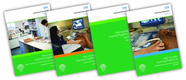 A collection of fetal anomaly screening programme leaflets.