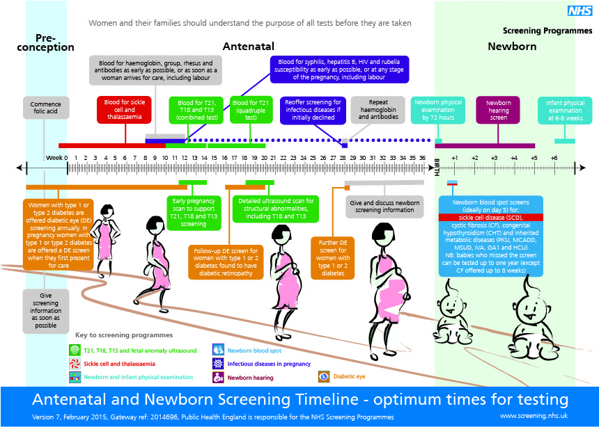 Tracking each step of the antenatal screening pathway PHE Screening