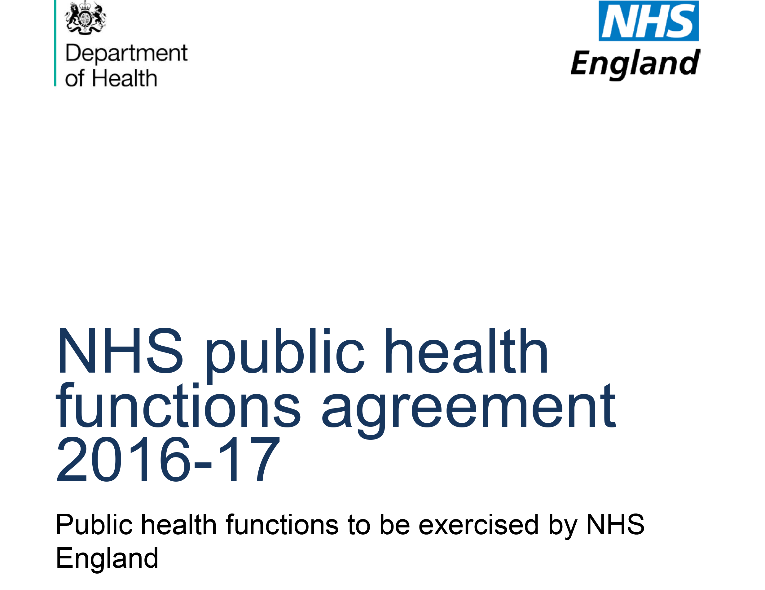 2016 17 Service Specifications Published For NHS Screening Programmes 