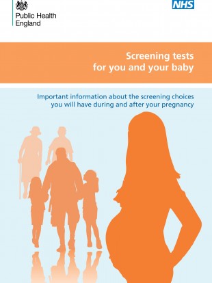'Screening test for you and your baby' March 2016 cover.
