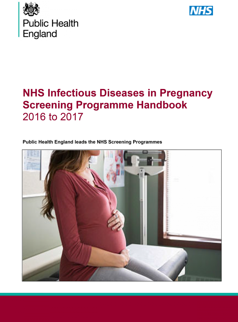 New Infectious Diseases In Pregnancy Screening Handbooks Published ...