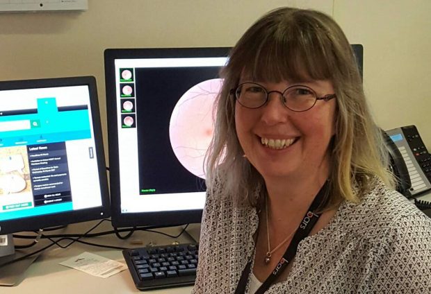 Jane Starr, grading manager at Western Sussex Diabetic Eye Screening