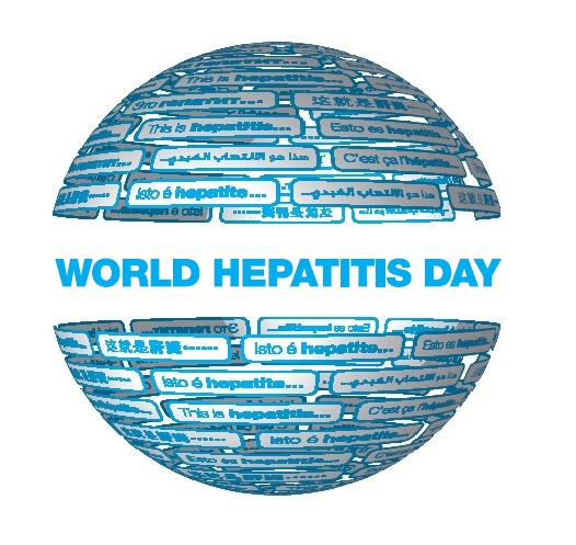 World Hepatitis Day logo.