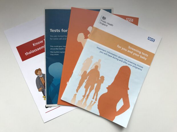 NHS Screening Programmes leaflets