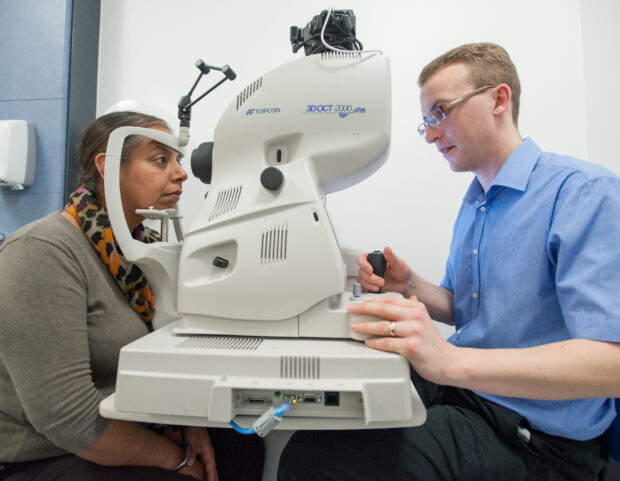 Diabetic eye screening test