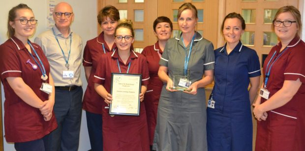 The award-winning newborn screening team at the Royal United Hospitals Bath NHS Foundation Trust