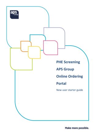 APS online ordering portal user guide