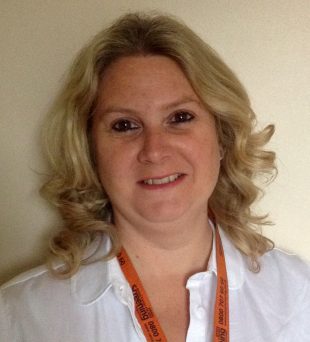 Head and shoulders of national bowel cancer screening programme manager Karen Emery-Downing