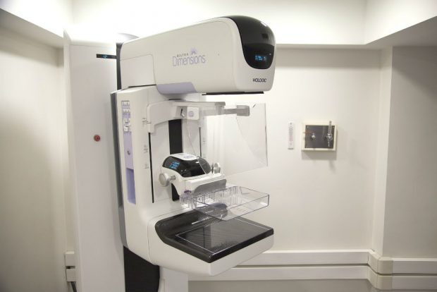 A mammography machine used for breast screening