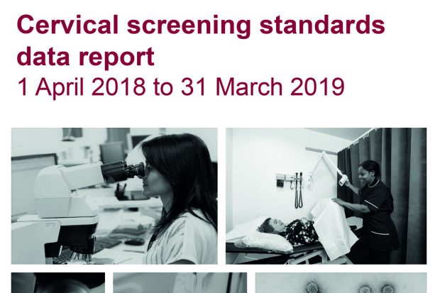 Front cover of cervical screening standards report