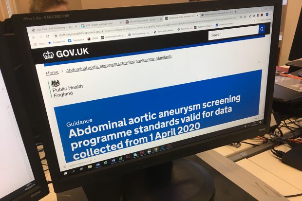 Updated AAA screening standards on GOV.UK