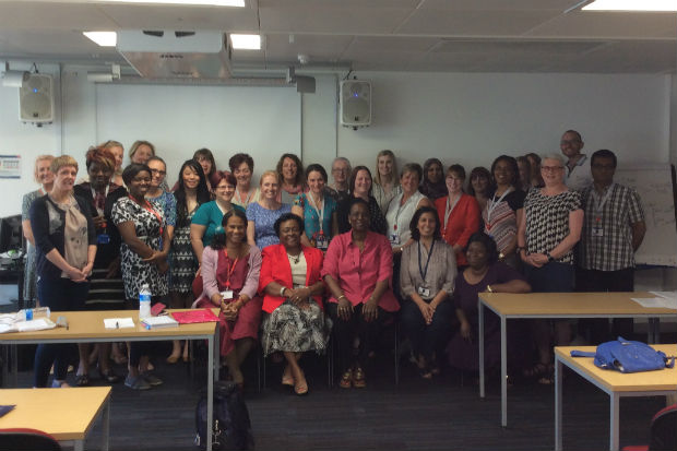 A group shot of a previous class who did the course.