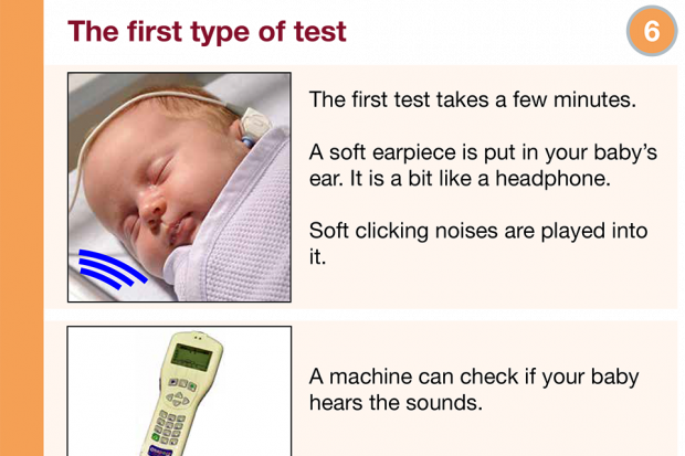 Excerpt from the newborn hearing screening easy guide