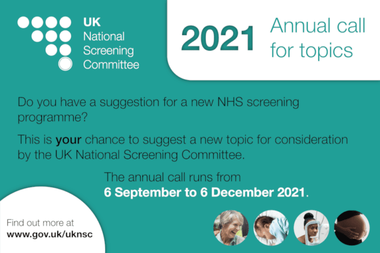 Your chance to suggest a new NHS screening programme PHE Screening