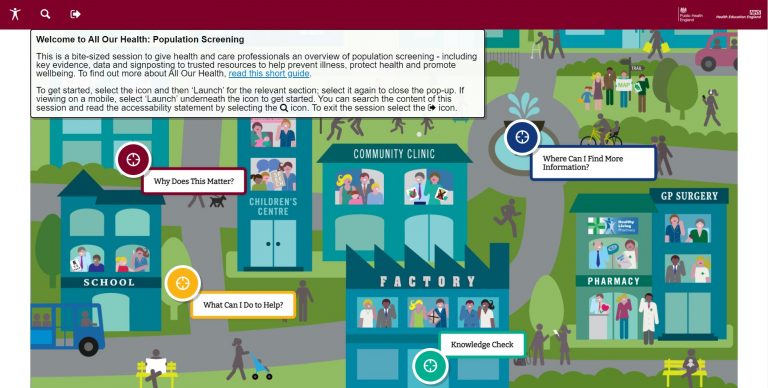 All Our Health population screening e-learning resource now available ...